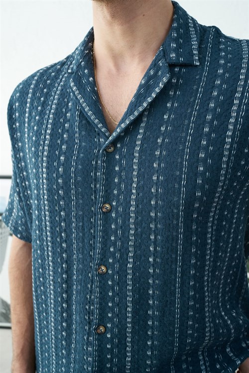 Wholesale Mens Petrol Shirt