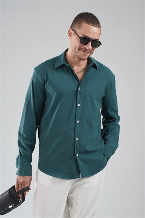 Wholesale Mens Petrol Shirt