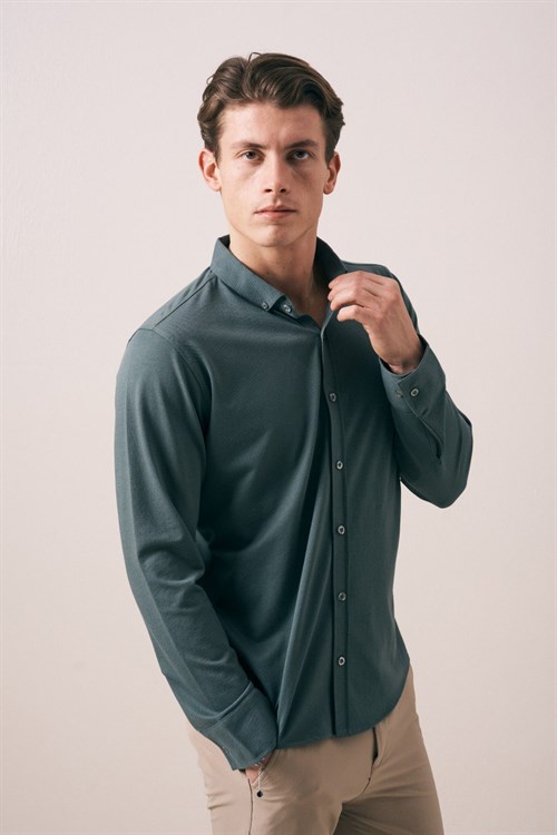 Wholesale Mens Petrol Shirt