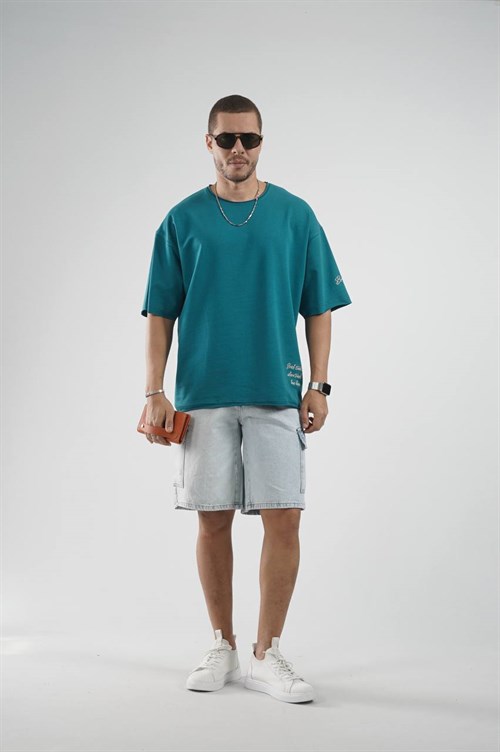 Wholesale Mens Petrol T-Shirt