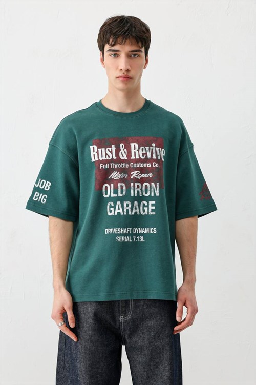 Wholesale Mens Petrol T-Shirt