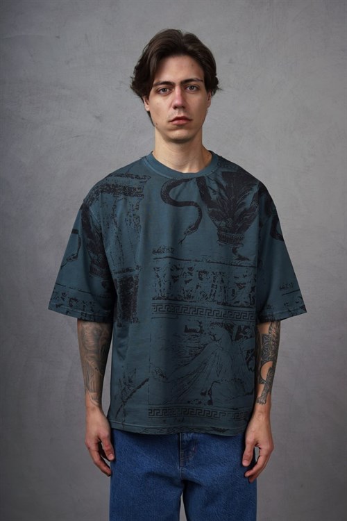 Wholesale Mens Petrol T-Shirt