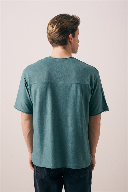 Wholesale Mens Petrol T-Shirt