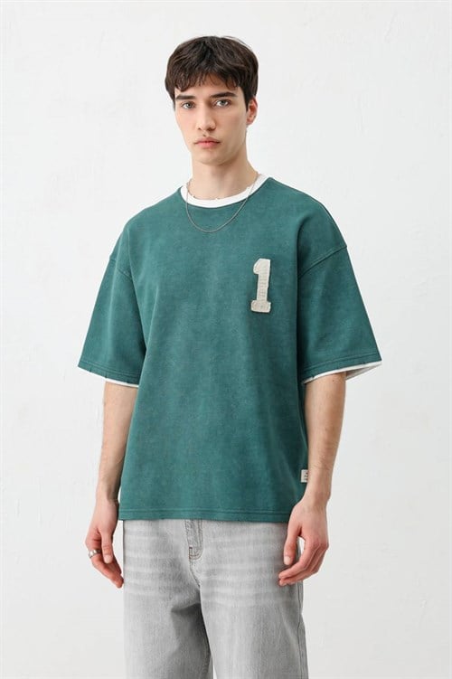 Wholesale Mens Petrol T-Shirt