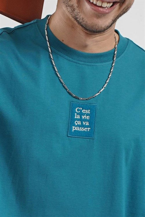 Wholesale Mens Petrol T-Shirt
