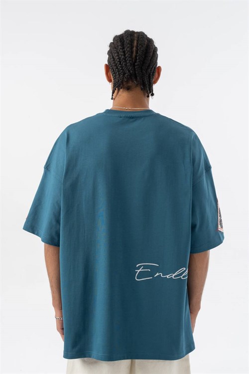 Wholesale Mens Petrol T-Shirt