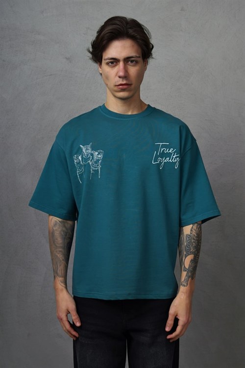 Wholesale Mens Petrol T-Shirt