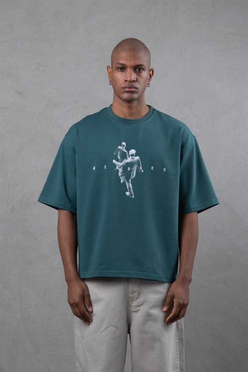 Wholesale Mens Petrol T-Shirt