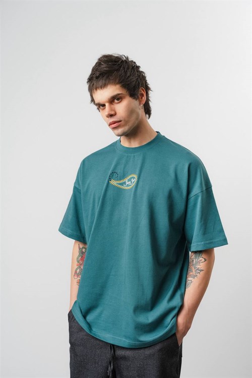 Wholesale Mens Petrol T-Shirt