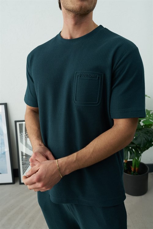 Wholesale Mens Petrol T-Shirt