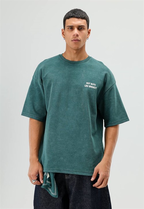 Wholesale Mens Petrol T-Shirt
