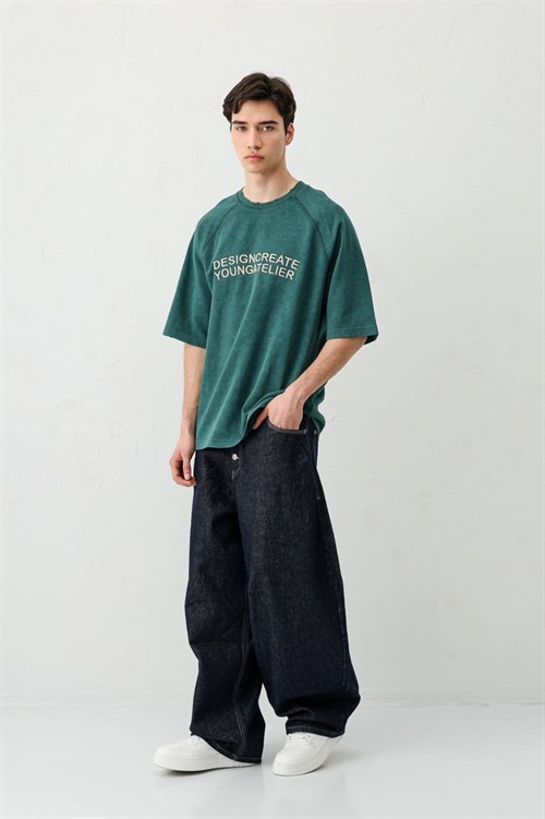 Wholesale Mens Petrol T-Shirt