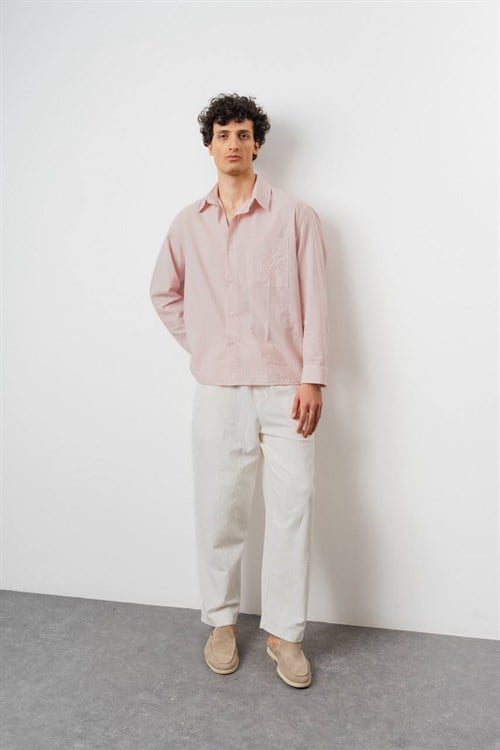 Wholesale Mens Pink Shirt