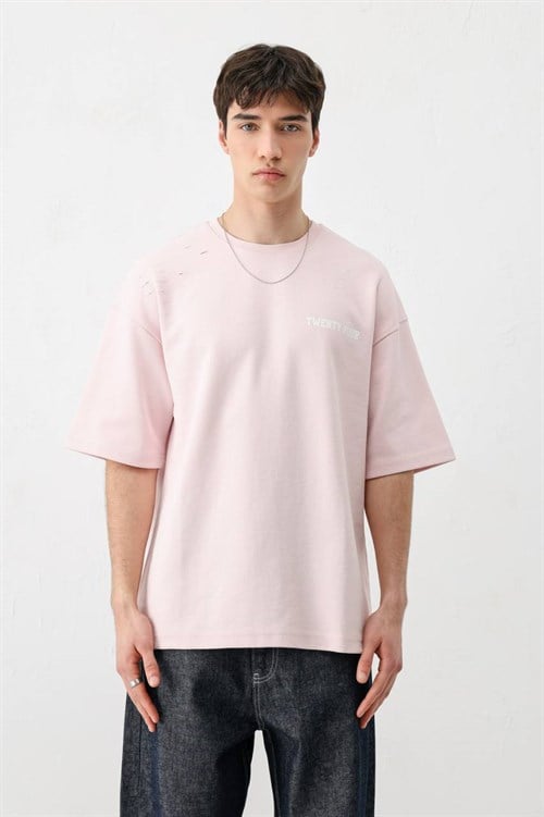 Wholesale Mens Pink T-Shirt