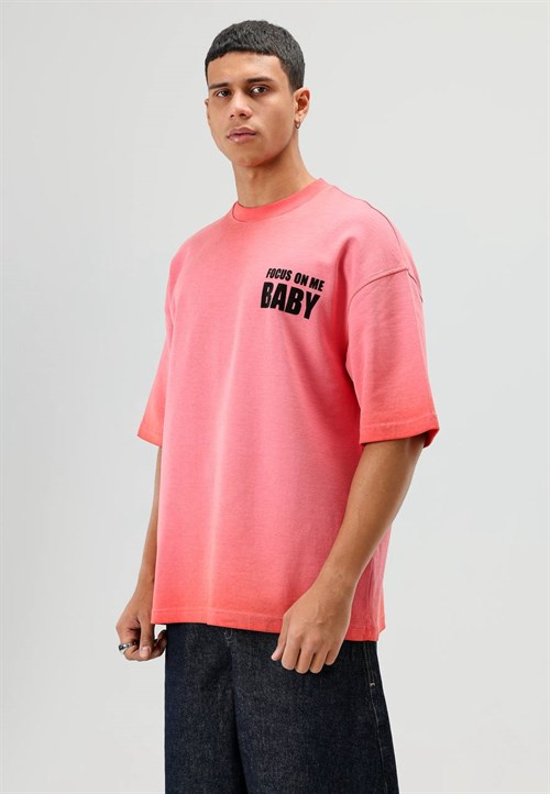 Wholesale Mens Pink T-Shirt