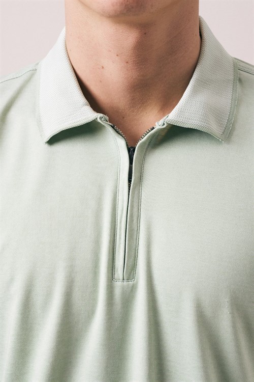 Wholesale Mens Pistachio Polo T-Shirt