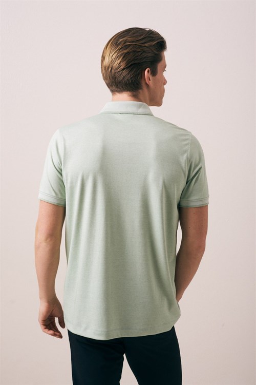 Wholesale Mens Pistachio Polo T-Shirt