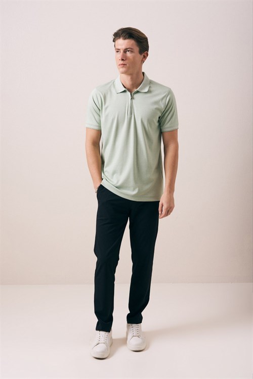 Wholesale Mens Pistachio Polo T-Shirt