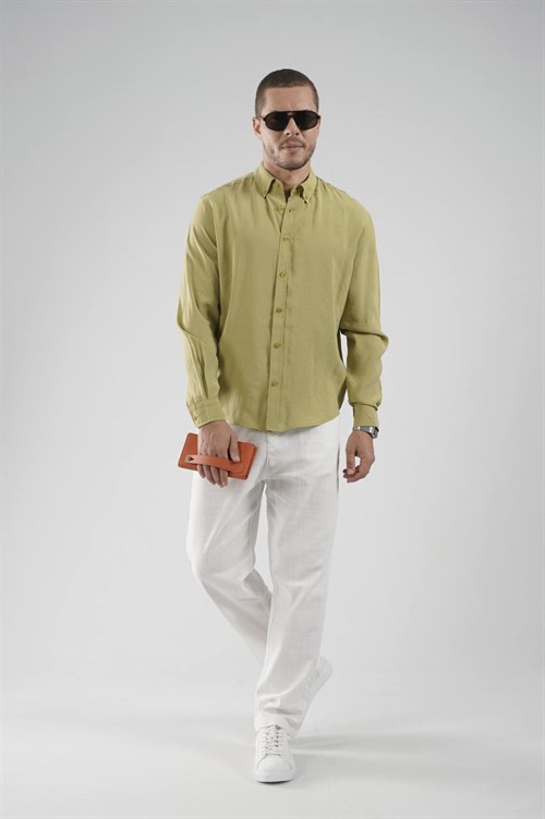 Wholesale Mens Pistachio Shirt