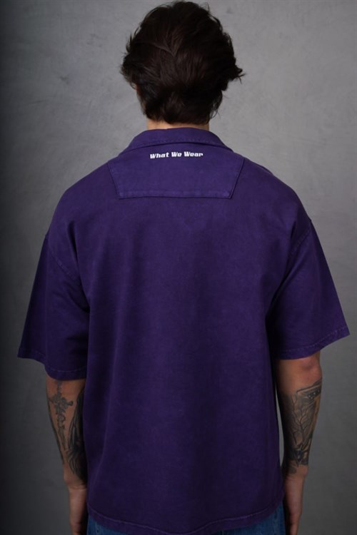 Wholesale Mens Purple Polo T-Shirt