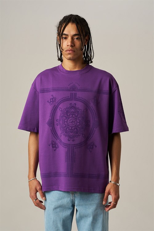 Wholesale Mens Purple T-Shirt