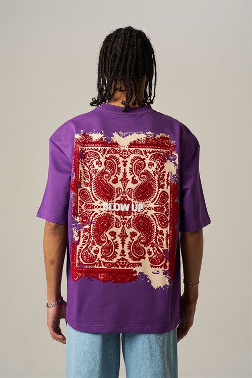Wholesale Mens Purple T-Shirt