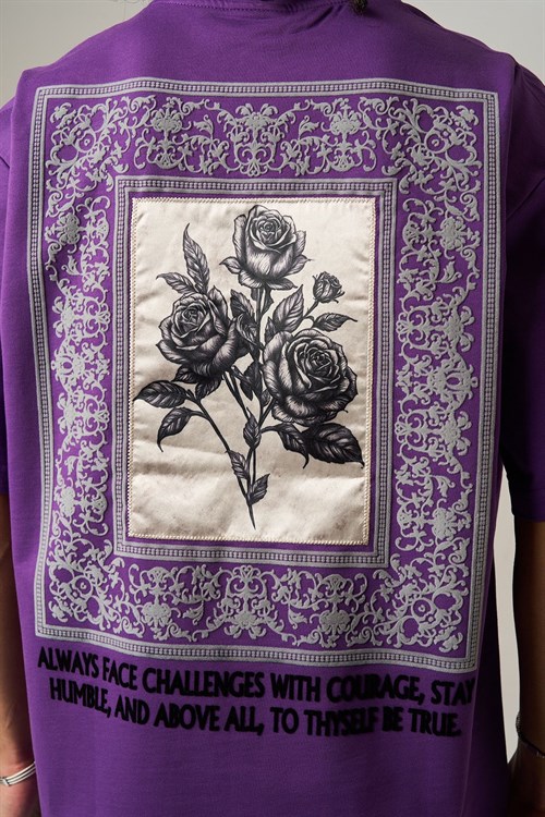 Wholesale Mens Purple T-Shirt