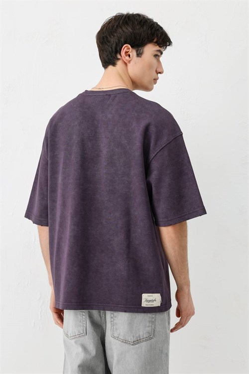 Wholesale Mens Purple T-Shirt