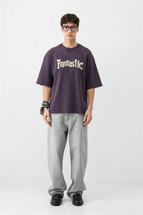 Wholesale Mens Purple T-Shirt