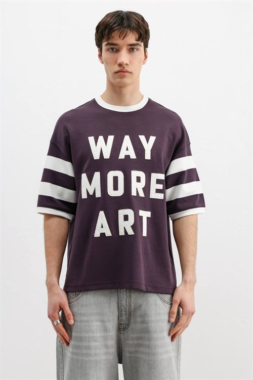 Wholesale Mens Purple T-Shirt