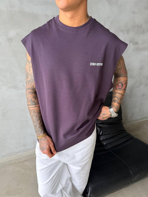 Wholesale Mens Purple Tank Top