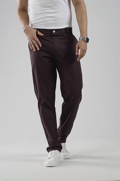 Wholesale Mens Red Plum Pants