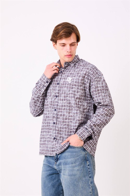 Wholesale Mens Red Plum Shirt 