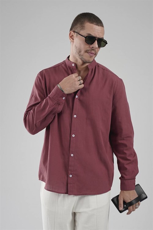 Wholesale Mens Red Plum Shirt