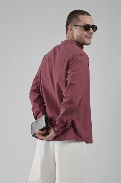 Wholesale Mens Red Plum Shirt