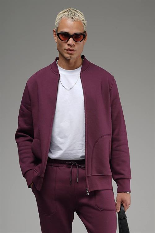 Wholesale Mens Red Plum Tracksuit