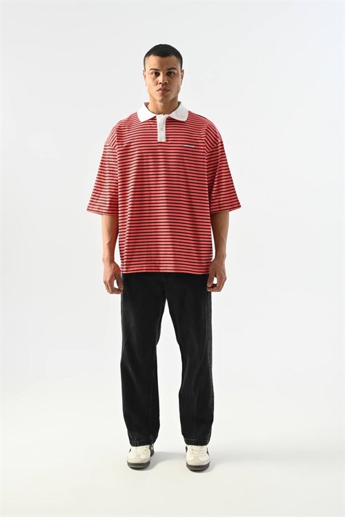 Wholesale Mens Red Polo T-Shirt