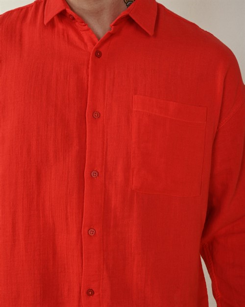Wholesale Mens Red Shirt