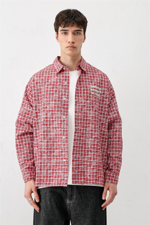 Wholesale Mens Red Shirt