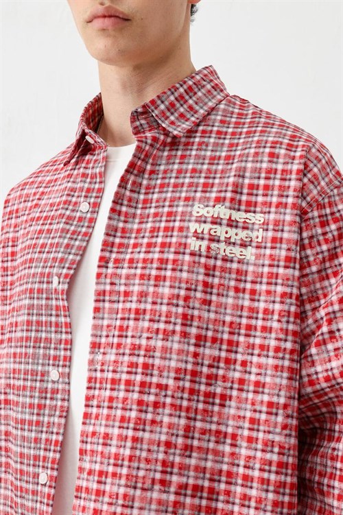 Wholesale Mens Red Shirt