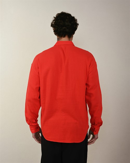 Wholesale Mens Red Shirt