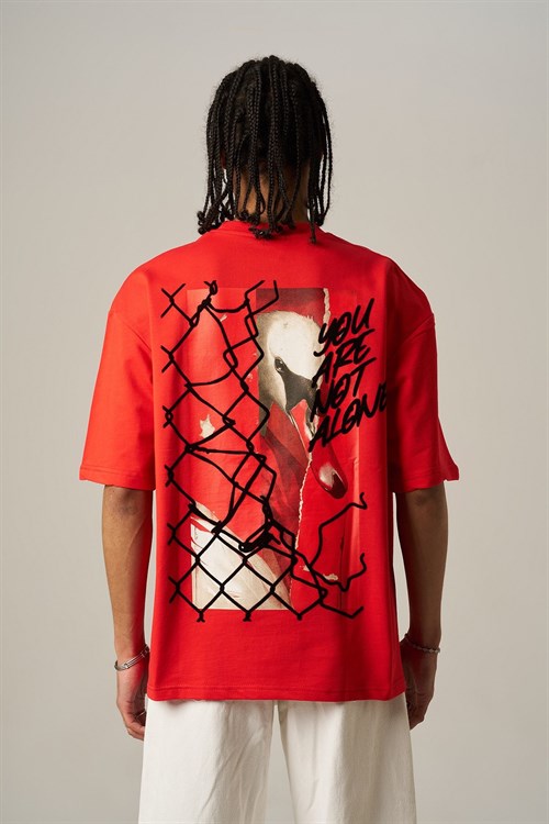 Wholesale Mens Red T-Shirt