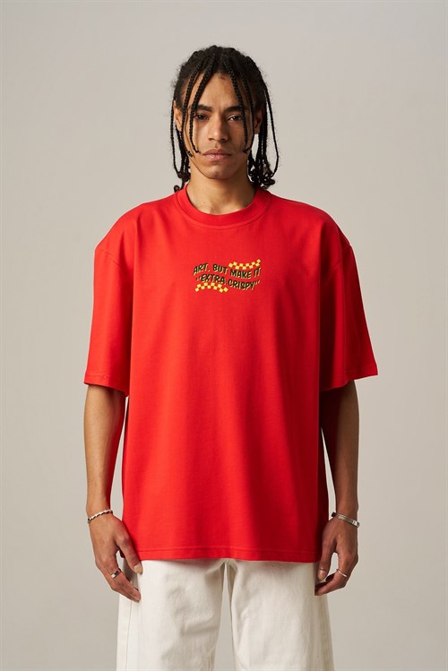 Wholesale Mens Red T-Shirt