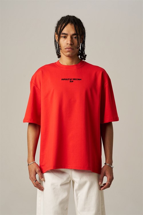 Wholesale Mens Red T-Shirt