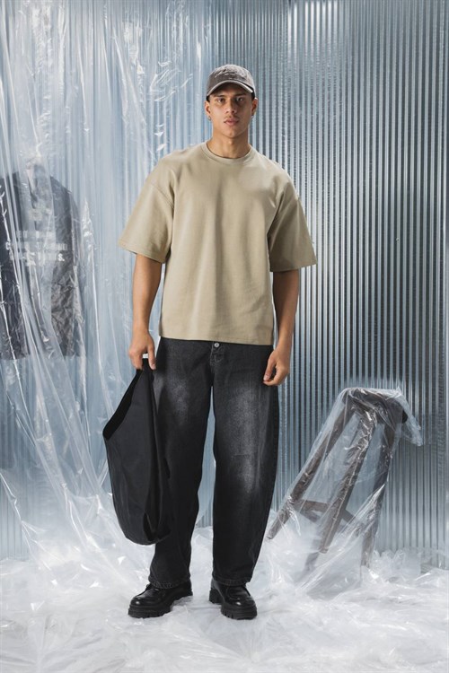 Wholesale Mens Sand T-Shirt 