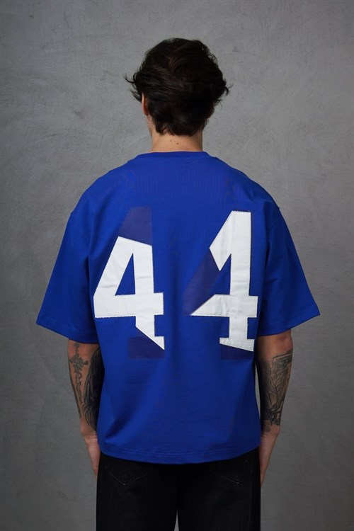 Wholesale Mens Sax Blue T-Shirt