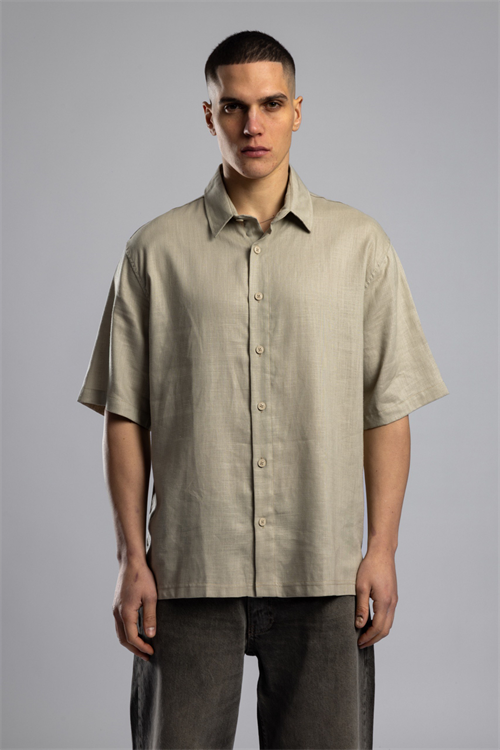 Wholesale Mens Stone Embroidered Shirt