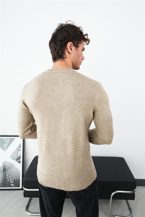 Wholesale Mens Stone Knit Sweater