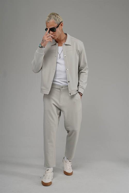 Wholesale Mens Stone Oversize Tracksuit