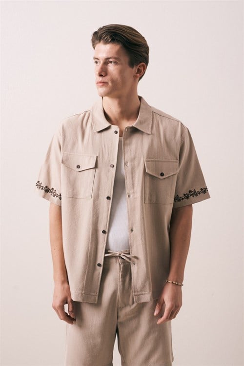 Wholesale Mens Stone Shirt
